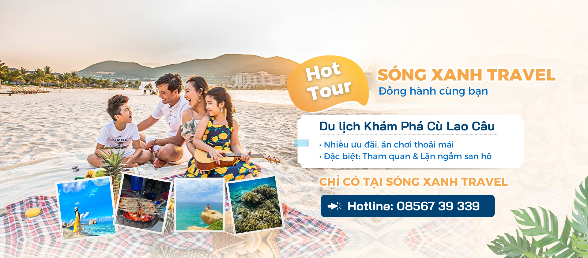 Bài viết dịch vụ Sóng Xanh Travel